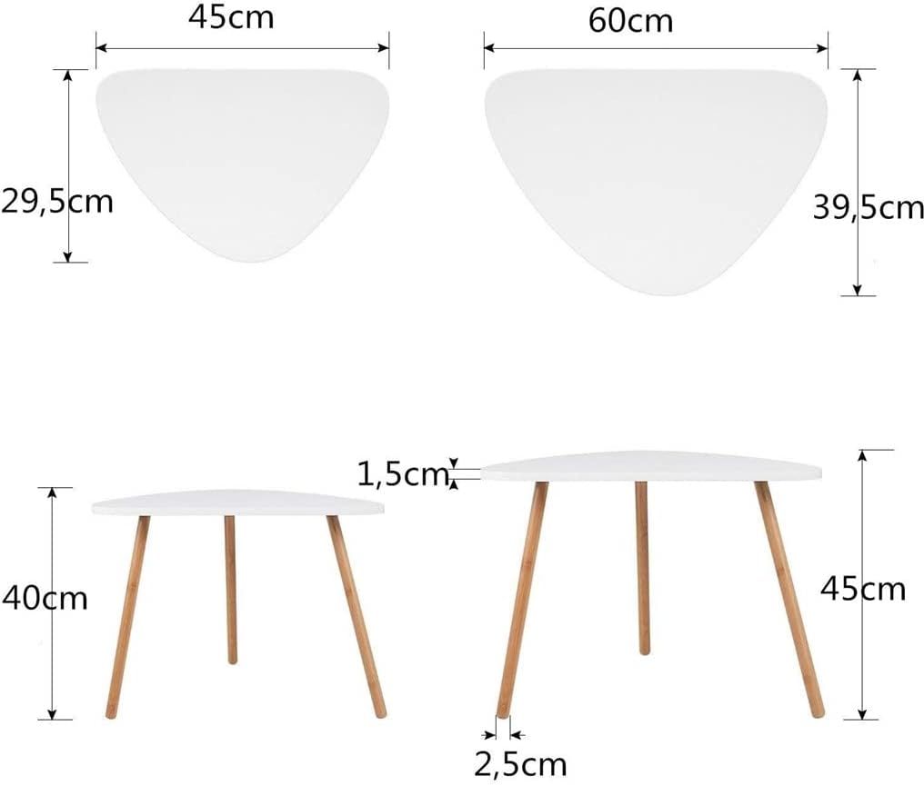Modern Nested Coffee Tables ☕✨ Space-Saving Living Room Furniture