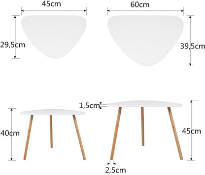 Modern Nested Coffee Tables ☕✨ Space-Saving Living Room Furniture