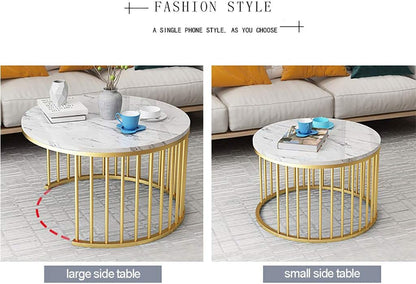 Marble Nesting Coffee Tables ☕✨ Modern Living Room Set