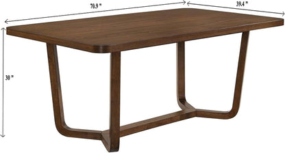 Sculptural Dining Table 🪑✨ Mid-Century Modern Style