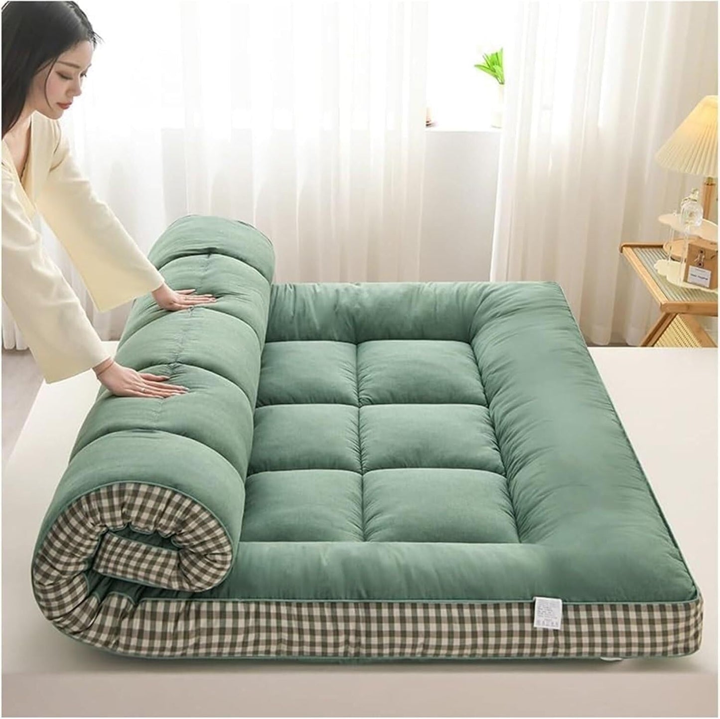 Portable Japanese Foldable Mattress 🛏️🌀 Space-Saving Comfort