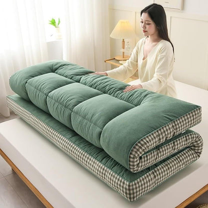 Portable Japanese Foldable Mattress 🛏️🌀 Space-Saving Comfort