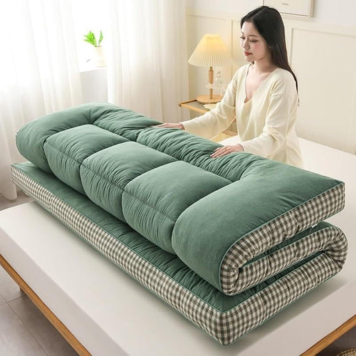 Portable Japanese Foldable Mattress 🛏️🌀 Space-Saving Comfort