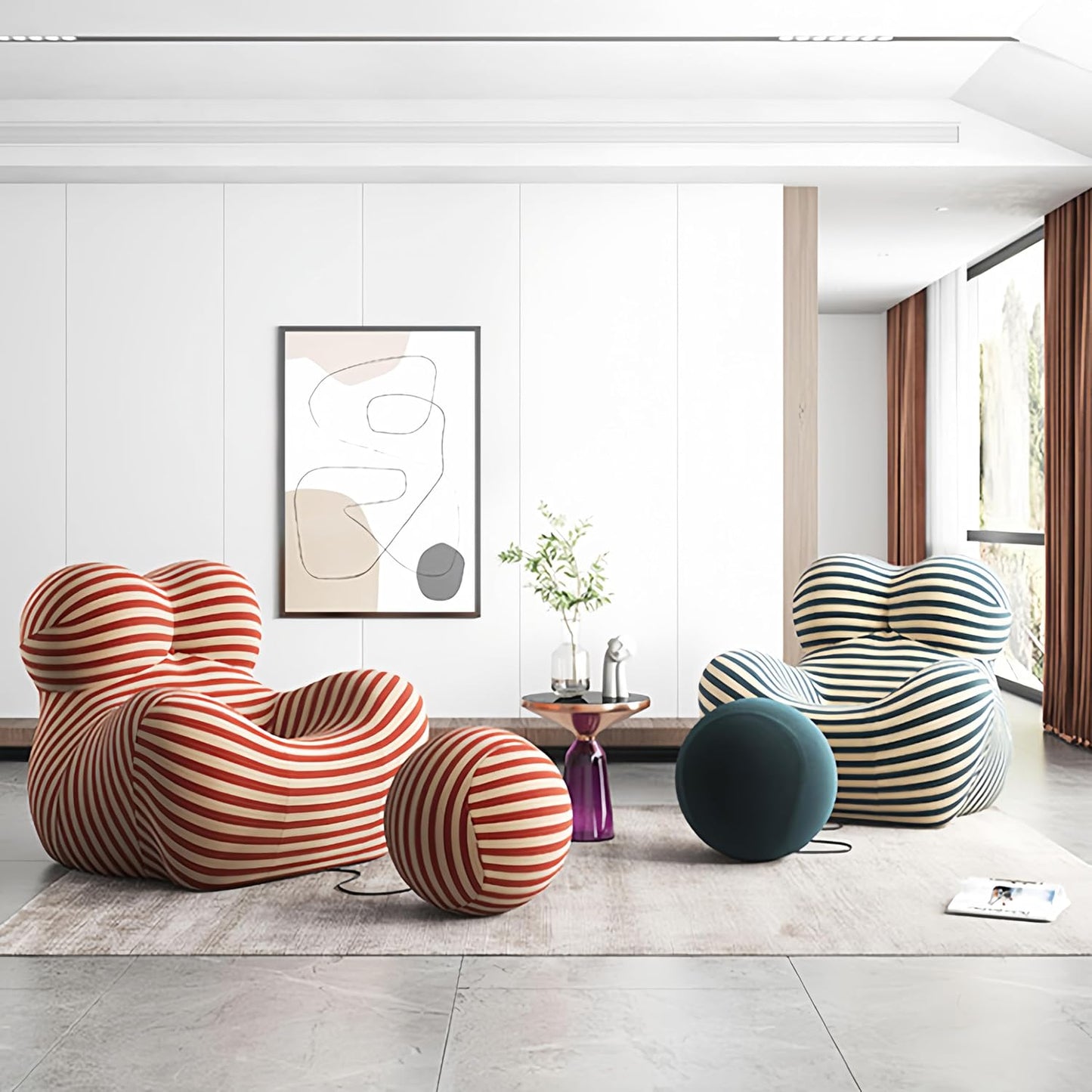 Comfortable Leisure Sofa 🛋️✨ High-Density Foam Seating